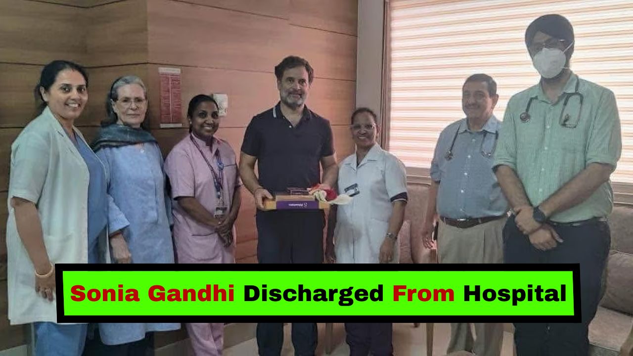 Sonia Gandhi Discharged From Hospital