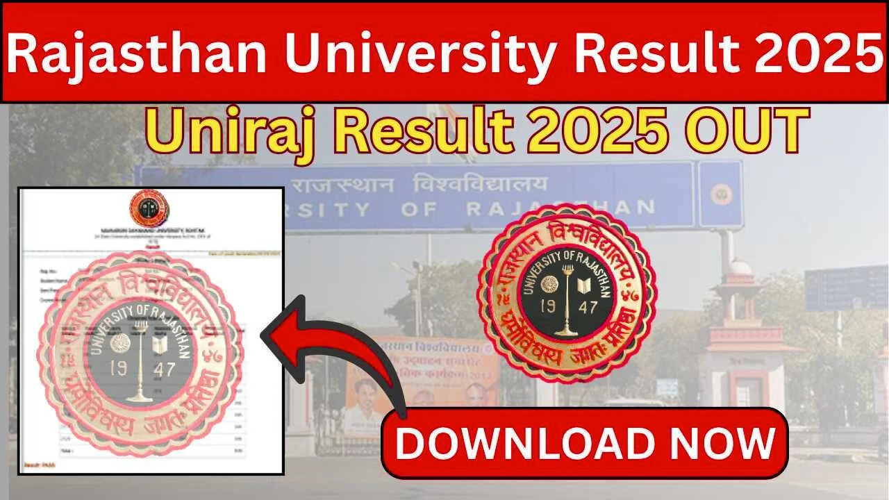 Rajasthan University MA Result 2025: राजस्थान यूनिवर्सिटी एमए रिजल्ट जारी, यहाँ से देखा रिजल्ट